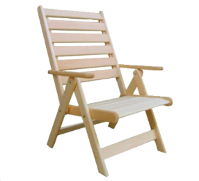 Кресло раскладное с подлокотниками