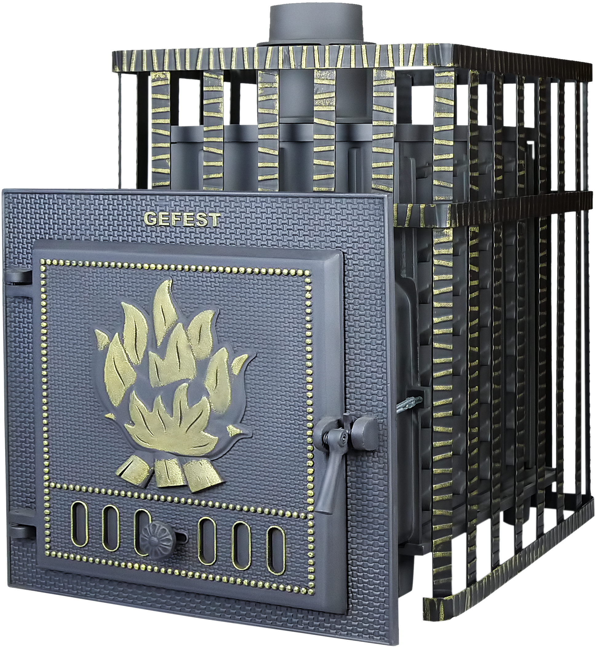 Чугунная печь для бани Гефест (ПБ-03С)