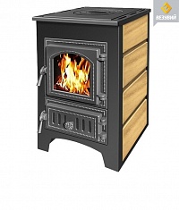 Печь-камин ВЕЗУВИЙ ПК-01 (270) С ПЛИТОЙ ПЕСЧАНИК